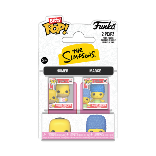 Bitty Pop - The Simpsons - Homer & Marge 2 Pack