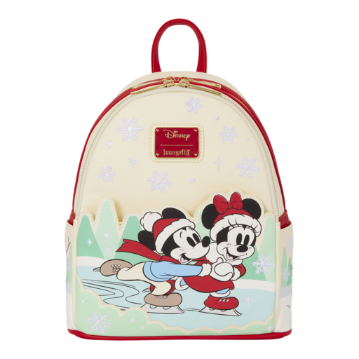 Loungefly - Mickey & Friends Ice Skating Mini Backpack