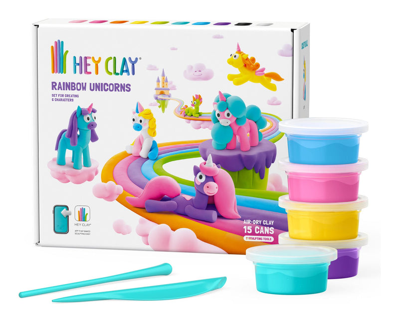 Hey Clay Unicorns Set - Image
