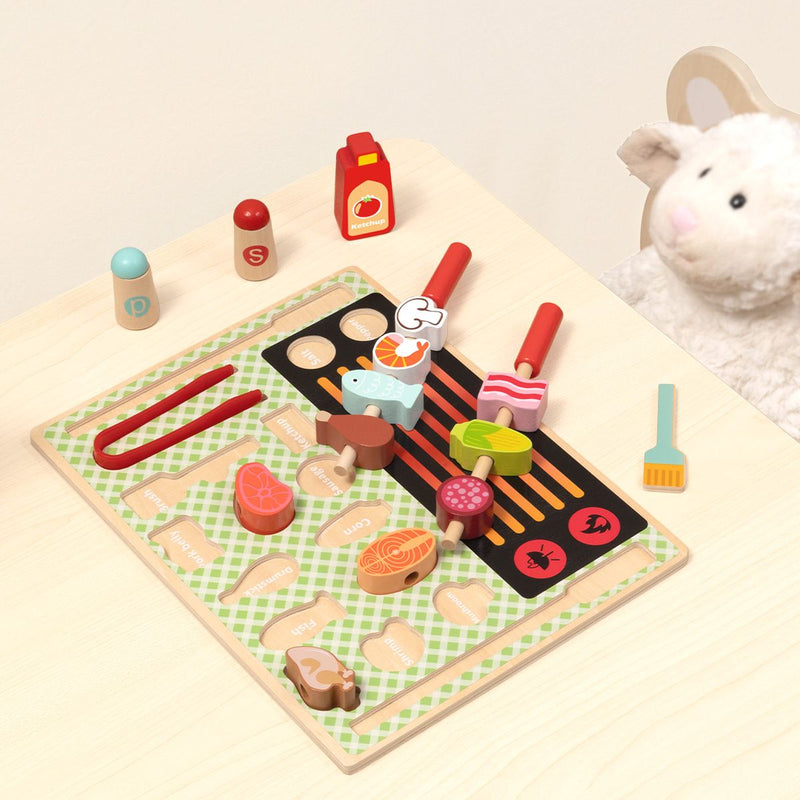 Wooden Grill Play Set