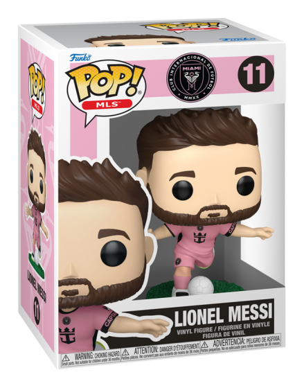 Pop! Vinyl - Inter Miami - Lionel Messi (Pink) collectible from Abgee