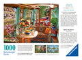 View From My Window No 1 Canal Boat 1000 Piece Jigsaw Puzzle