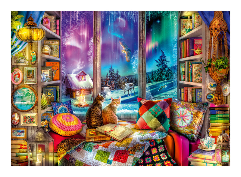 Winter Reading Nook 1000 Piece Jigsaw Puzzle
