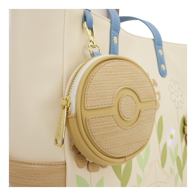 Loungefly - Pokemon Floral Tote Bag with Coin Bag - Image