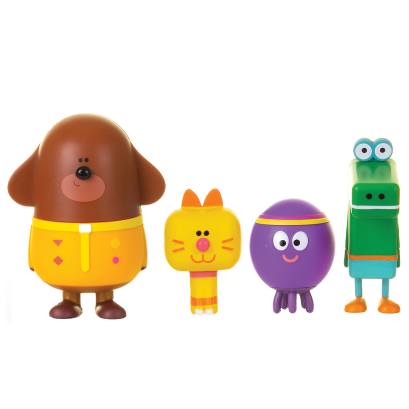 Hey Duggee Figure Pack: Duggee, Enid, Betty and Happy