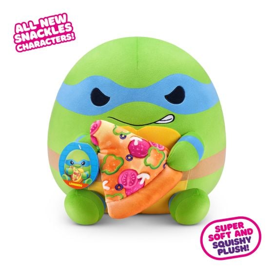 Snackles 14 Inch Plush Teenage Mutant Ninja Turtles Edition