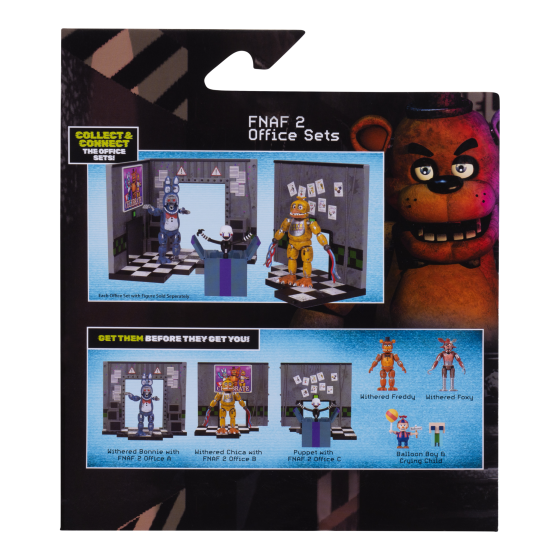 Five Nights At Freddy's - Core Fig Set - Puppet Five Nights At Freddy's Office