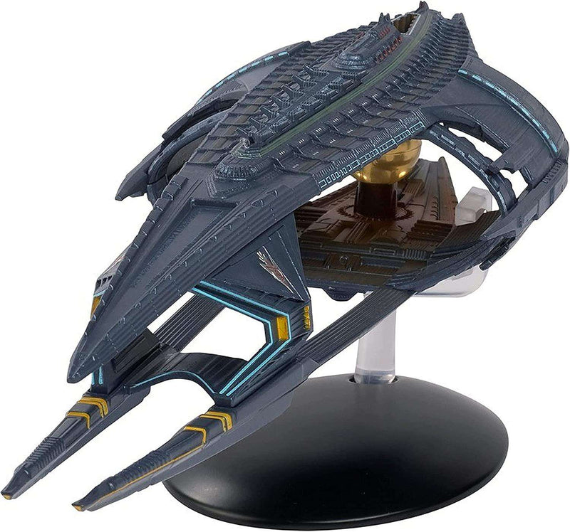 I.S.S Charon Starship Model Die Cast Ship Discovery SPECIAL EDITION (Eaglemoss / Star Trek), side angle