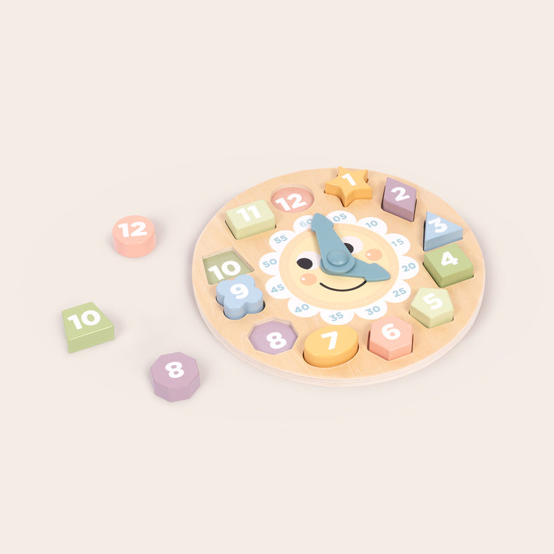 Wooden Clock Puzzle Refresh