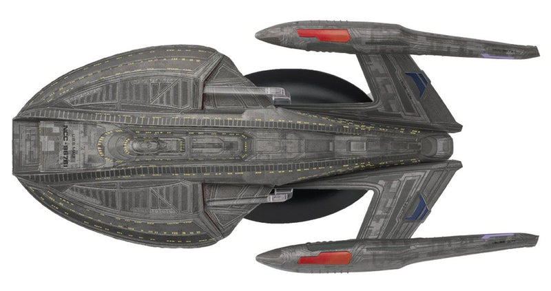 U.S.S. Maui (Inquiry-Class) Model Die Cast Ship Picard Universe (Eaglemoss / Star Trek), side angle