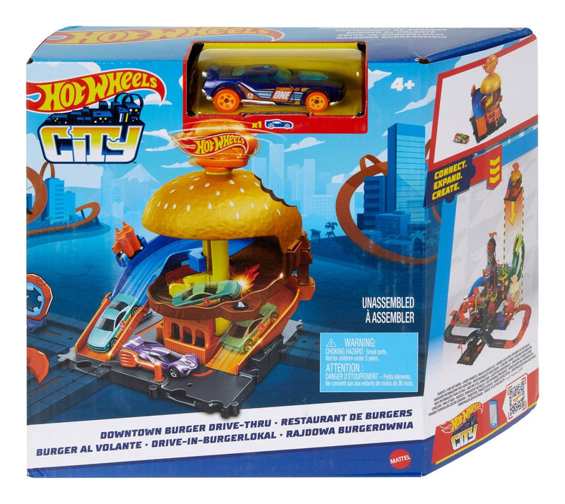 Hot Wheels City Downtown Track Set Assortment - Image