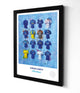 Chelsea Shirts A3 Print