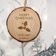 Personalised Christmas Holly Hanging Decoration