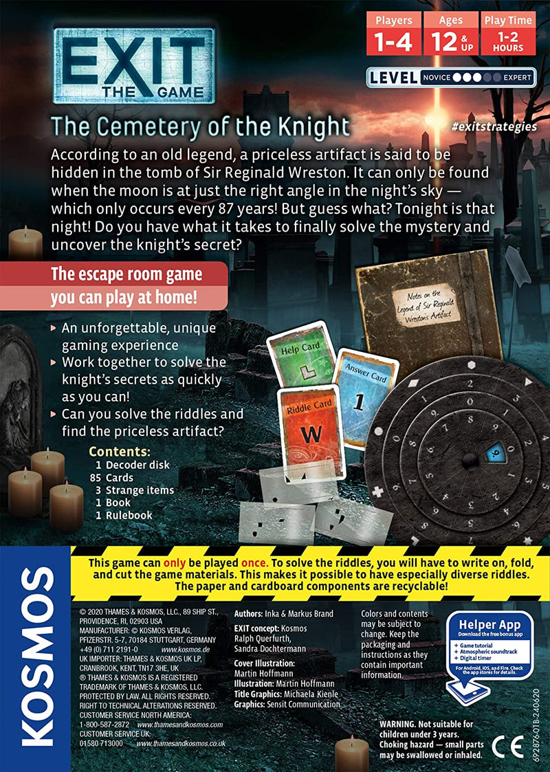 EXIT: The Cemetery of the Knight Board Game - Image 2
