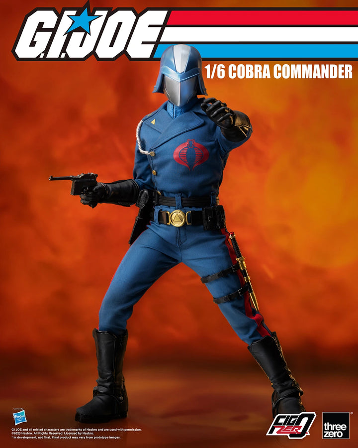 G.I. Joe Threezero FigZero Cobra Commander 1/6 Scale Figure