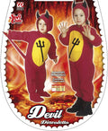 Toddler Devil Costume (Size: 104cm)