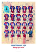Crystal Palace FA Cup Winners A3 Print collectible from Terry Kneeshaw Art