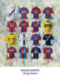 Crystal Palace FC Shirts - A2 Signed Limited Edition Prints collectible from Terry Kneeshaw Art
