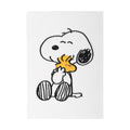 Snoopy Premium A5 Plush Cover Notebook