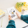 Snoopy Premium A5 Plush Cover Notebook