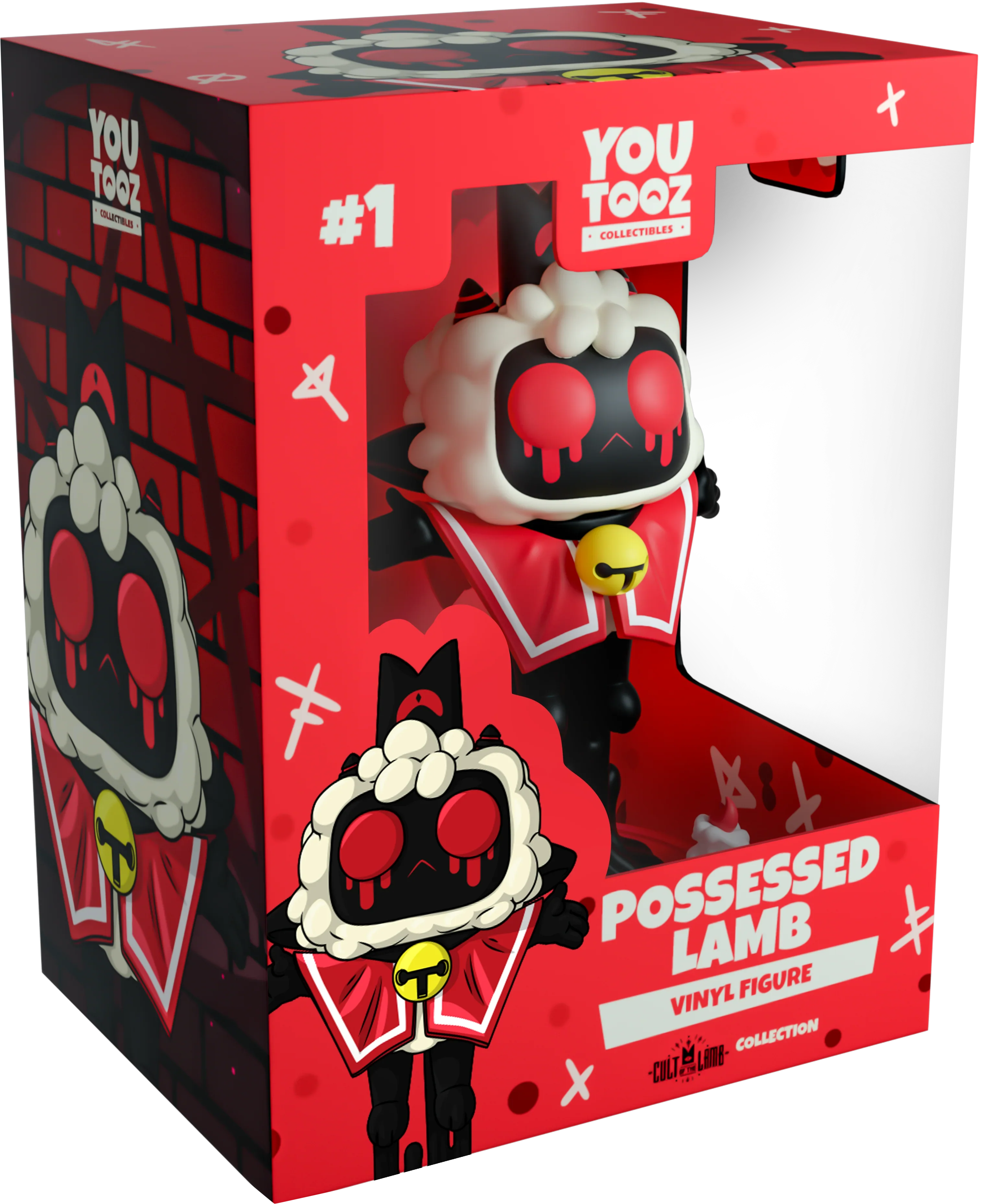 Youtooz Cult of the Lamb Possessed Lamb 5.4