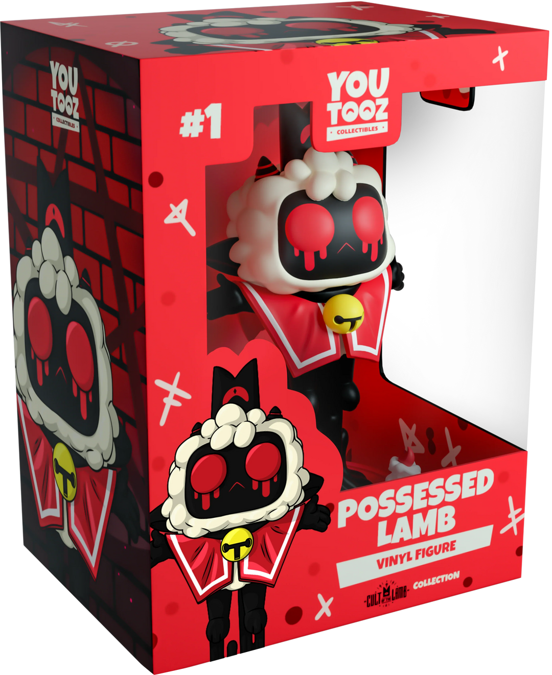 Youtooz Cult of the Lamb Possessed Lamb 5.4" Scale Vinyl Figure
