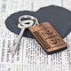 Personalised Custom Special Date Keyring - Rectangle Calendar Design