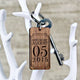 Personalised Custom Special Date Keyring - Rectangle Frame Design