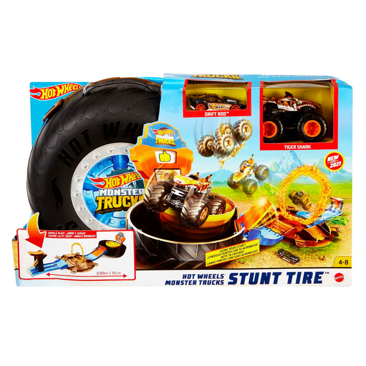 Hot Wheels Monster Trucks Tyre Playset