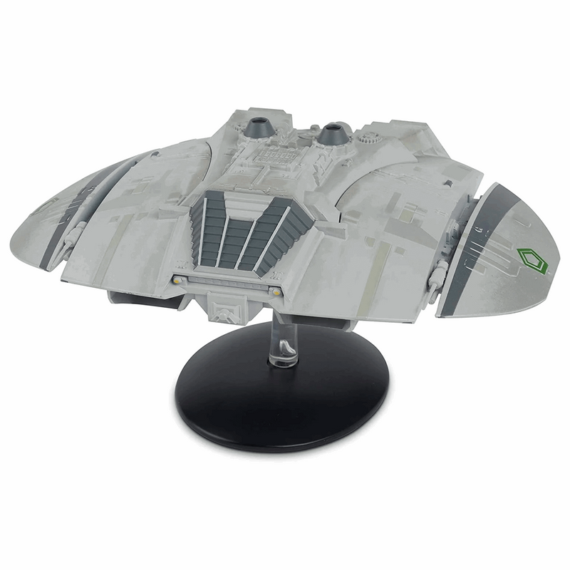 Classic Cylon Raider (TOS) Diecast Model Ship (Battlestar Galactica: The Official Ships Collection), side angle