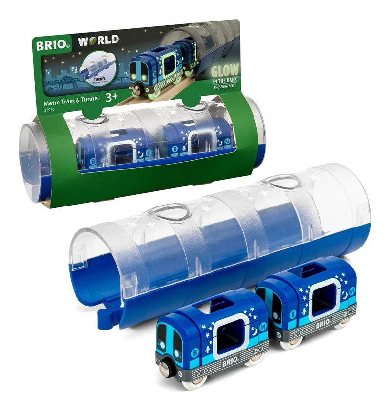 Brio Tunnel & Glow in the Dark Metro Train - Image