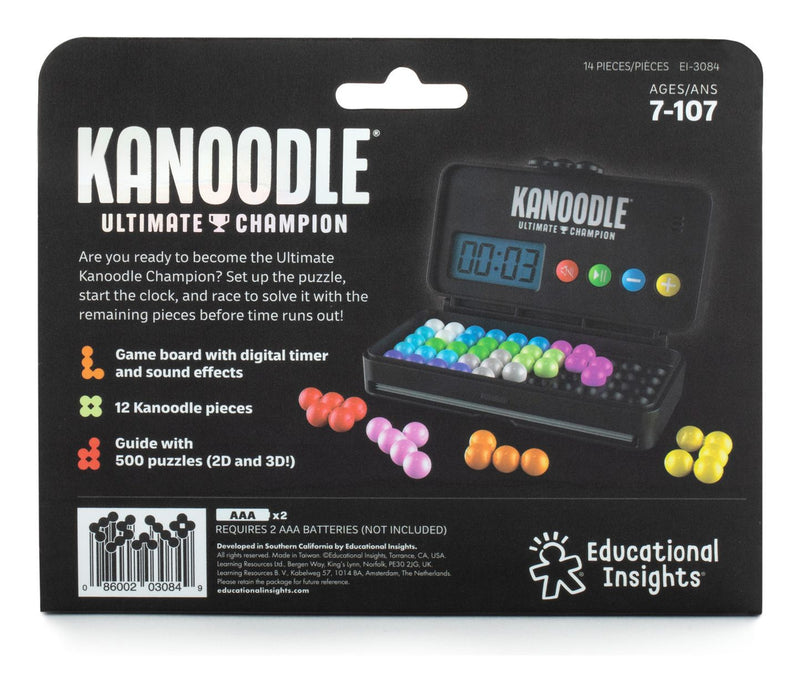 Kanoodle Ultimate Champion, in display