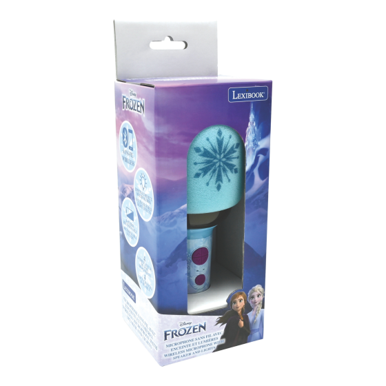 Disney Frozen Bluetooth Karaoke Speaker & 1 Wireless Microphone