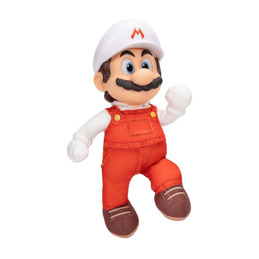 The Super Mario Galaxy Movie - 15" Posable Plush - Fire Mario - Image