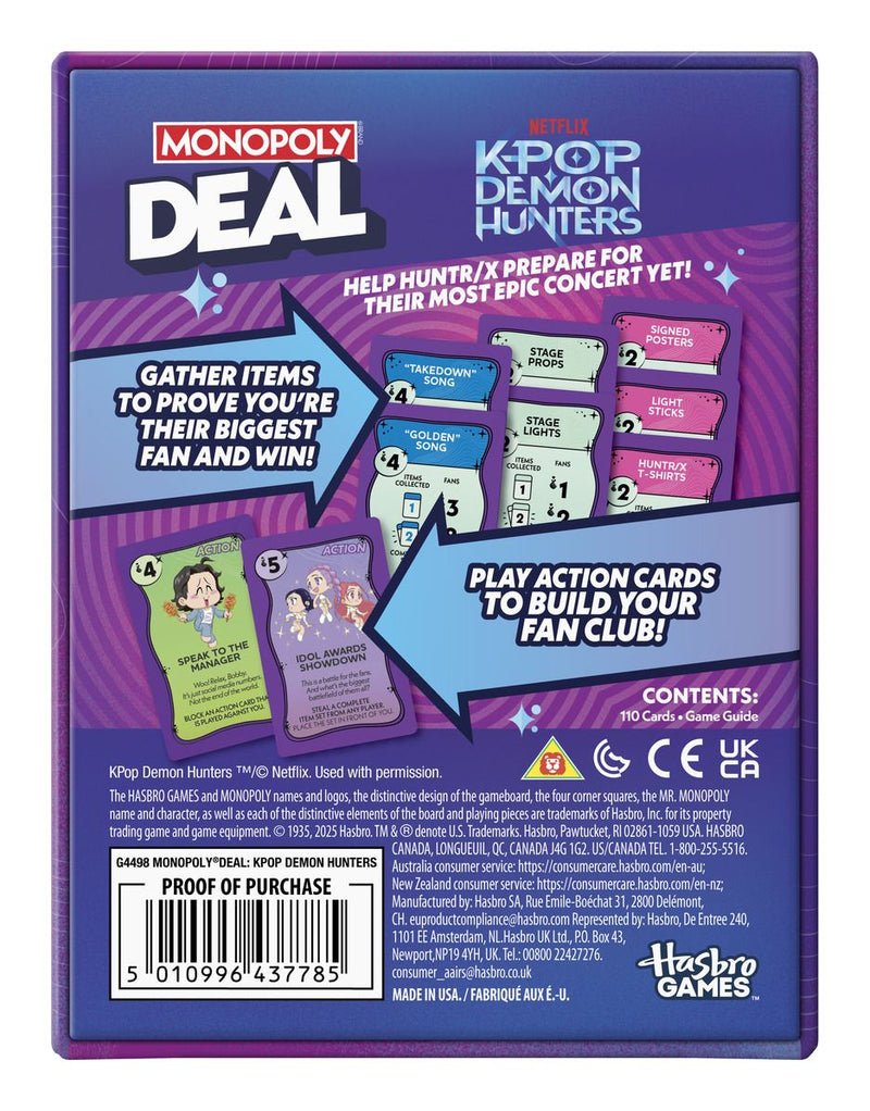 Monopoly Deal K-Pop Demon Hunters - Image