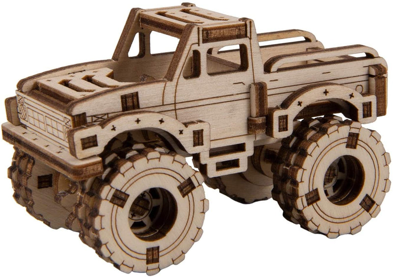 WoodenCity: Wooden Figures SuperFast Series (Monster Truck Ford)