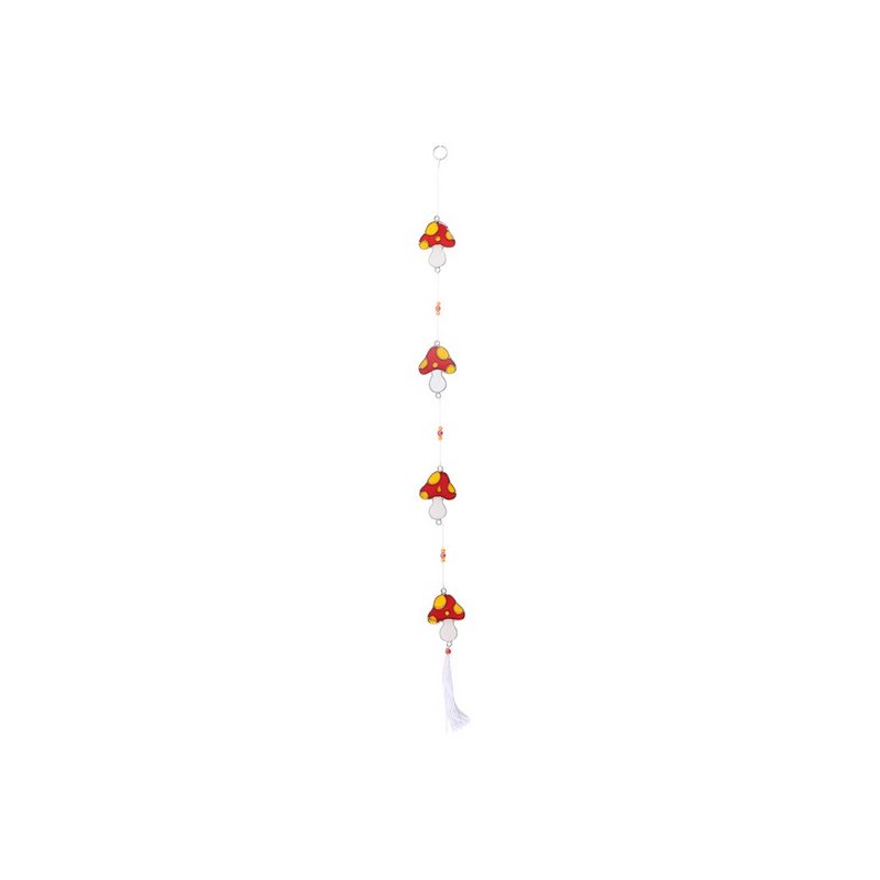String of Mushroom Suncatchers
