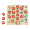 Wooden Memory Game Apple