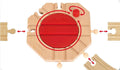 Brio World Railway Track Mechanical Turntable