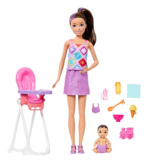Barbie Skipper Babysitters Inc. Playset with High Chair & Accessories