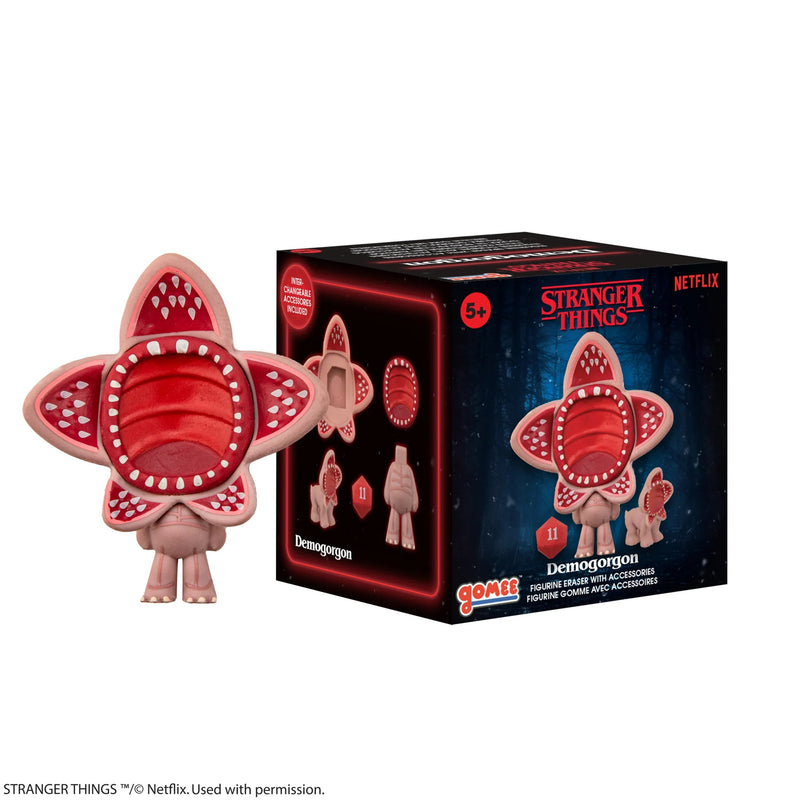 Stranger Things Demogorgon Gomee Eraser Figurine, close-up detail