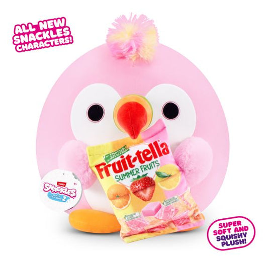 Snackles 14in Plush Tucan & Fruit tella