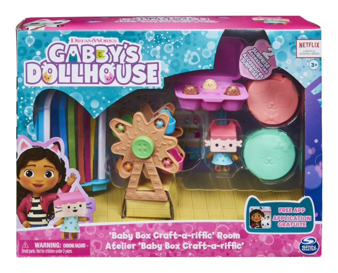 Gabby's Dollhouse Baby Box Craft a Riffic Room