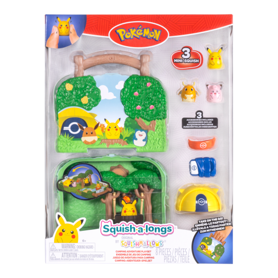 Squishalongs - Large Playset Pokemon W1