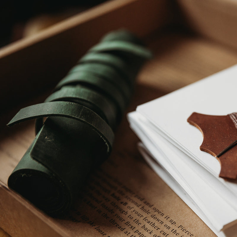 Make Your Own Leather Journal (A6), alternate view