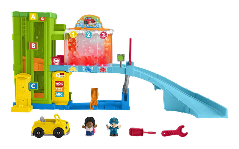 Fisher Price Little People Light-Up Learning Garage - Image