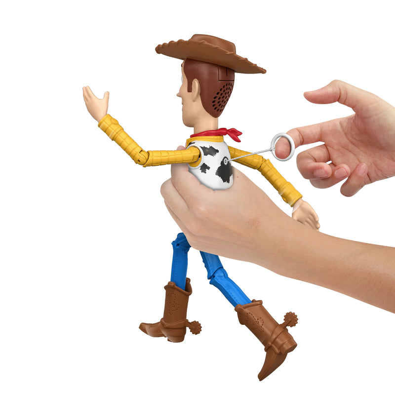 Disney and Pixar Toy Story 5 Running Woody 12" Action Figure