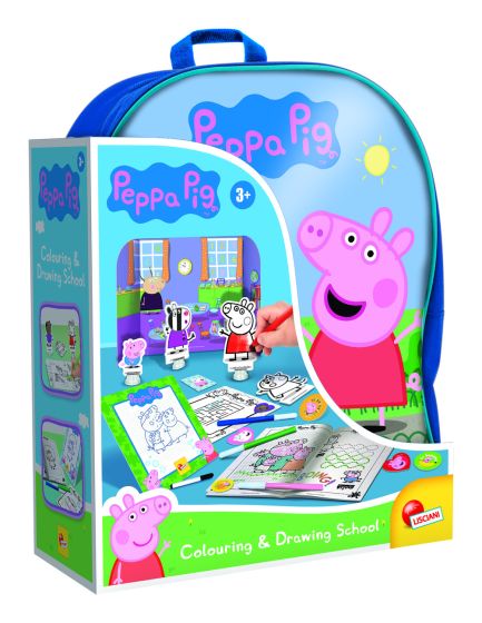 Peppa Pig Colour & Drawing Backpack