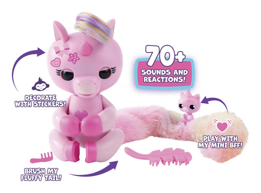 Fingerlings Snuggle Tails Unicorn - Image