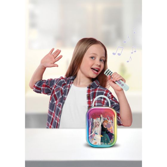 Disney Frozen Bluetooth Karaoke Speaker & 2 Wireless Microphones